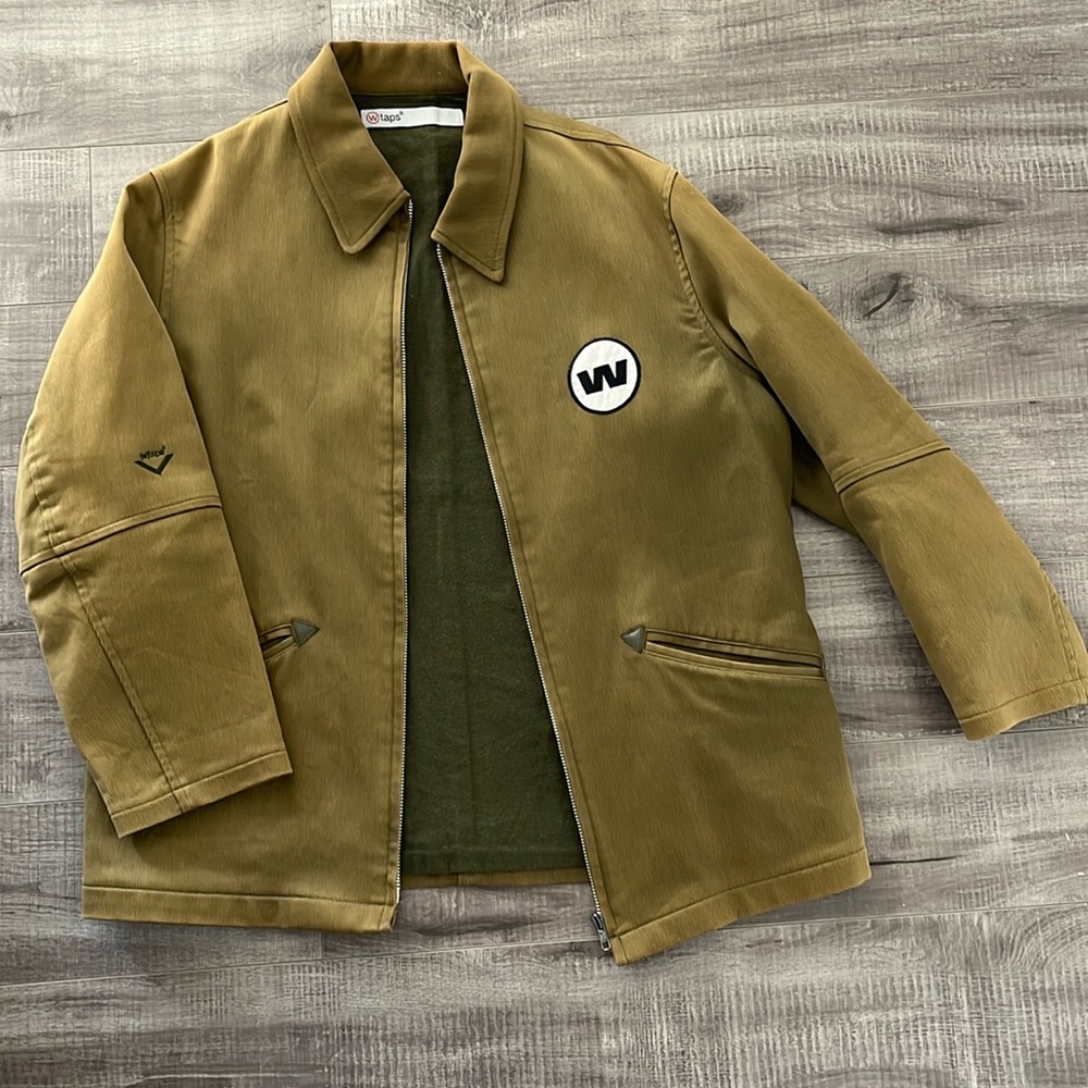 WTAPS W Taps olive work jacket lined warm Japan M
